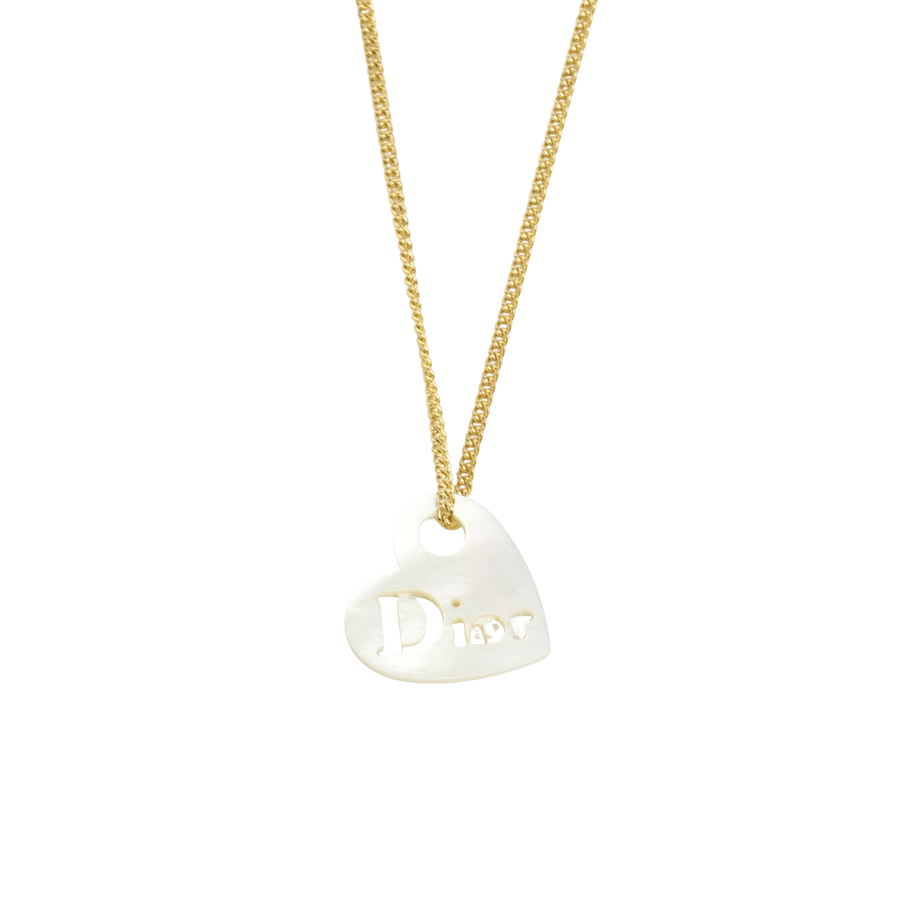CHRISTIAN DIOR Heart Necklace
