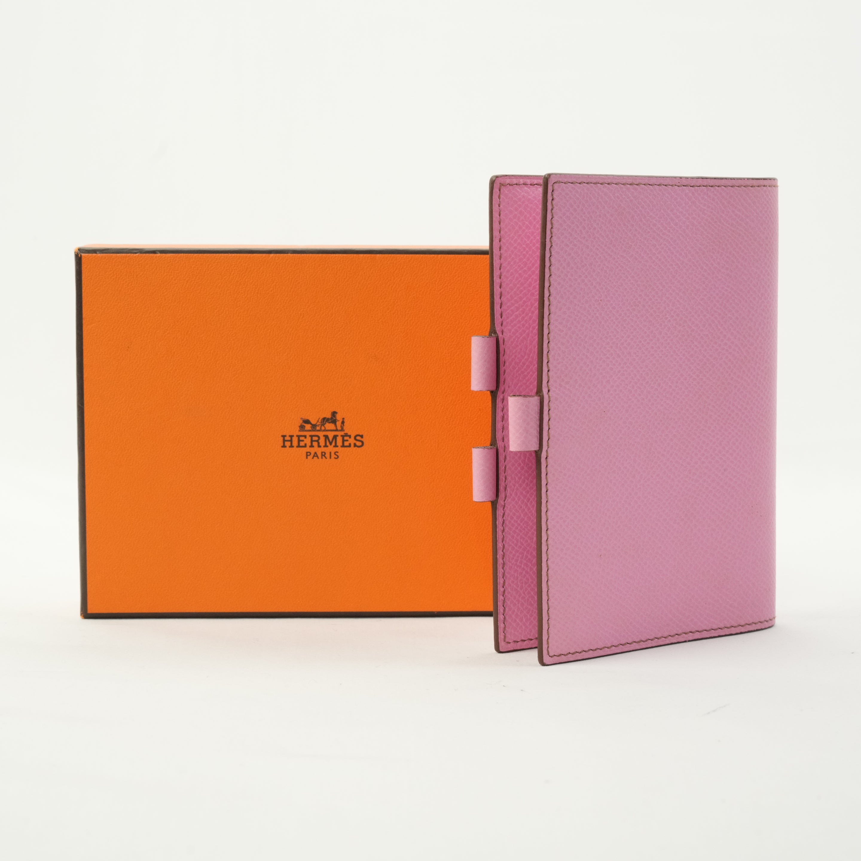 HERMÈS Epsom Agenda PM Cover with SV925 Ballpoint Pen