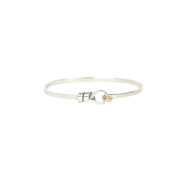 TIFFANY & CO. SV925 K18YG Love Knot Bangle