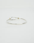 TIFFANY & CO. SV925 K18YG Hook & Eye Bangle