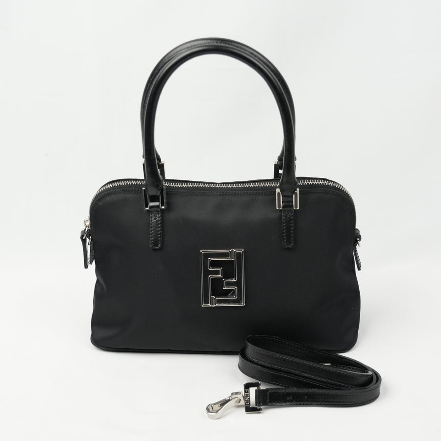 FENDI Nylon Handbag / Shoulder Bag 2Way