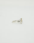 TIFFANY & CO. SV925 K18YG Heart Ribbon Ring