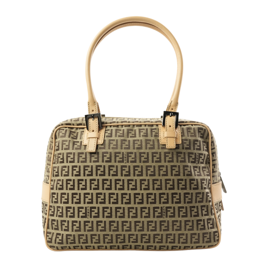 FENDI Zucca Nylon Handbag