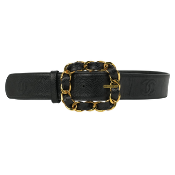 CHANEL Coco Mark Chain Buckle Belt