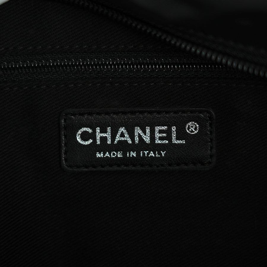 CHANEL 2008-2009 Nylon Paris-New York Tote Bag/Shoulder Bag