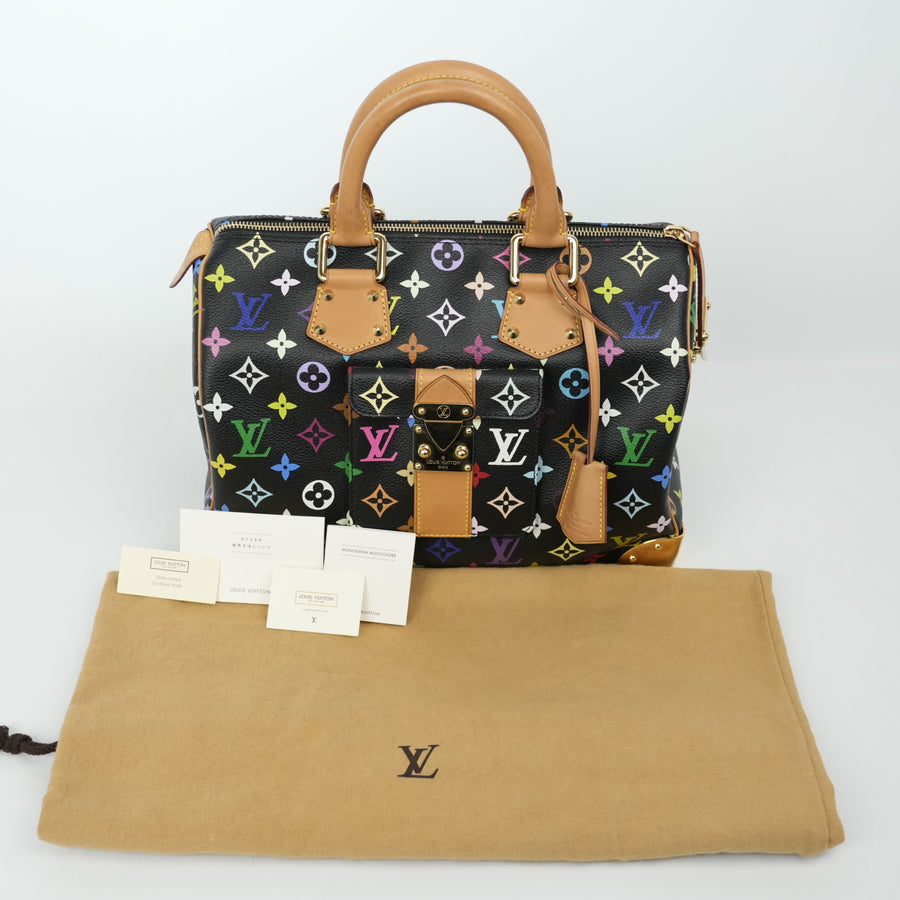 LOUIS VUITTON Multi Color Speedy30  Handbag M92642