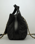 CHANEL Denim Tote Handbag/Shoulder Bag 2-Way