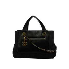 CHANEL Denim Tote Handbag/Shoulder Bag 2-Way