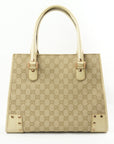 GUCCI Canvas Bronze Handbag