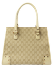 GUCCI Canvas Bronze Handbag