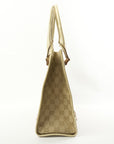 GUCCI Canvas Bronze Handbag