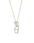 HERMES Ag925 Chaine d'Ancre Pendant Necklace