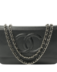 CHANEL Coco Mark Chain Wallet Shoulder Bag