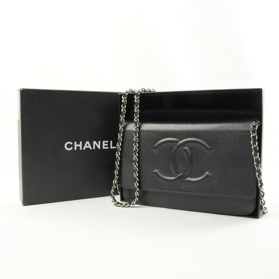 CHANEL Coco Mark Chain Wallet Shoulder Bag