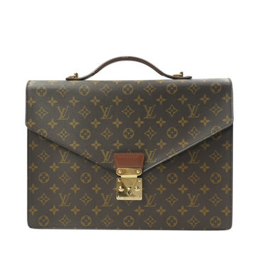 LOUIS VUITTON Monogram Serviette Fermoir Handbag M53305