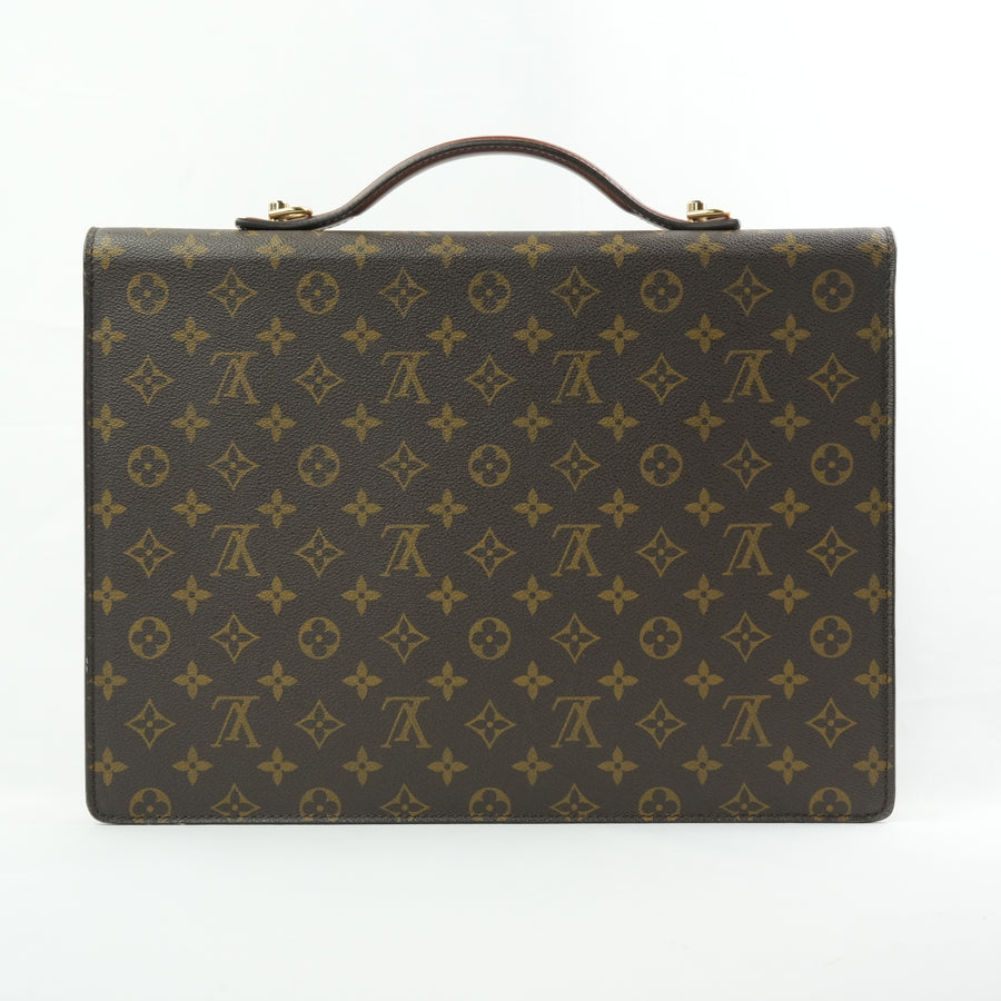 LOUIS VUITTON Monogram Serviette Fermoir Handbag M53305