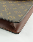 LOUIS VUITTON Monogram Serviette Fermoir Handbag M53305