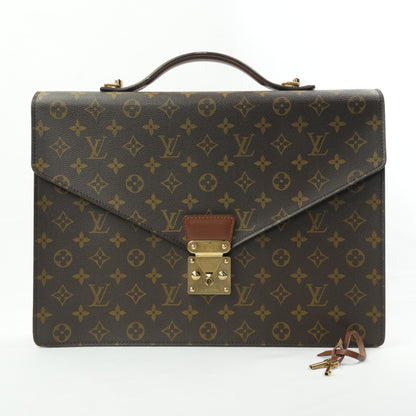 LOUIS VUITTON Monogram Serviette Fermoir Handbag M53305