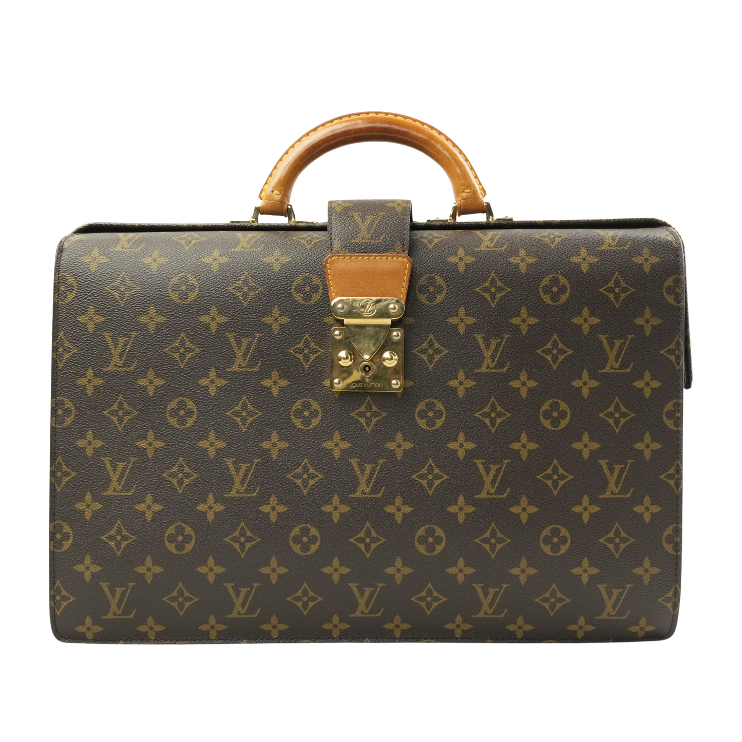 LOUIS VUITTON Monogram Serviette Fermoir Handbag M53305