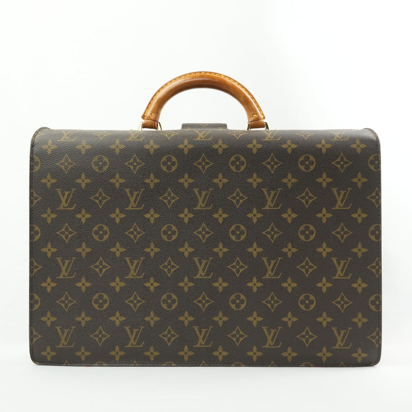 LOUIS VUITTON Monogram Serviette Fermoir Handbag M53305