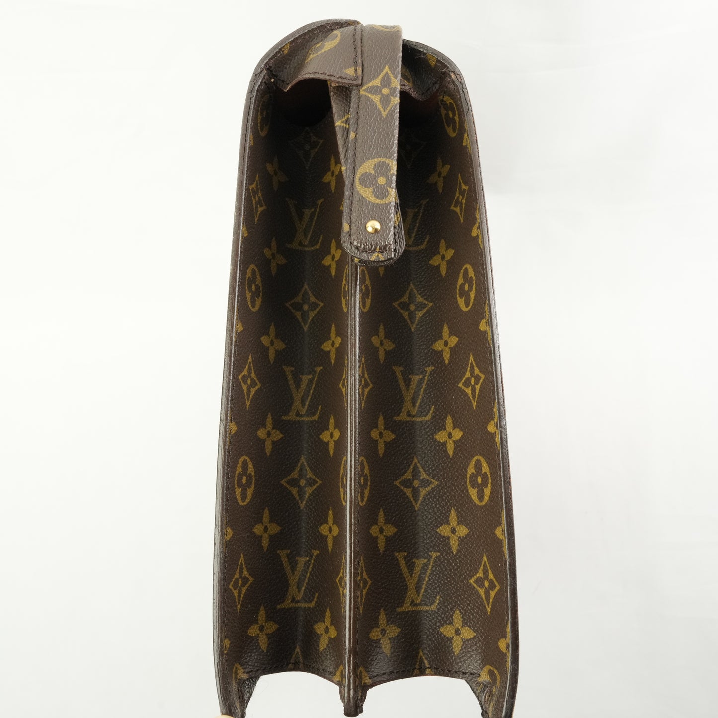 LOUIS VUITTON Monogram Serviette Fermoir Handbag M53305