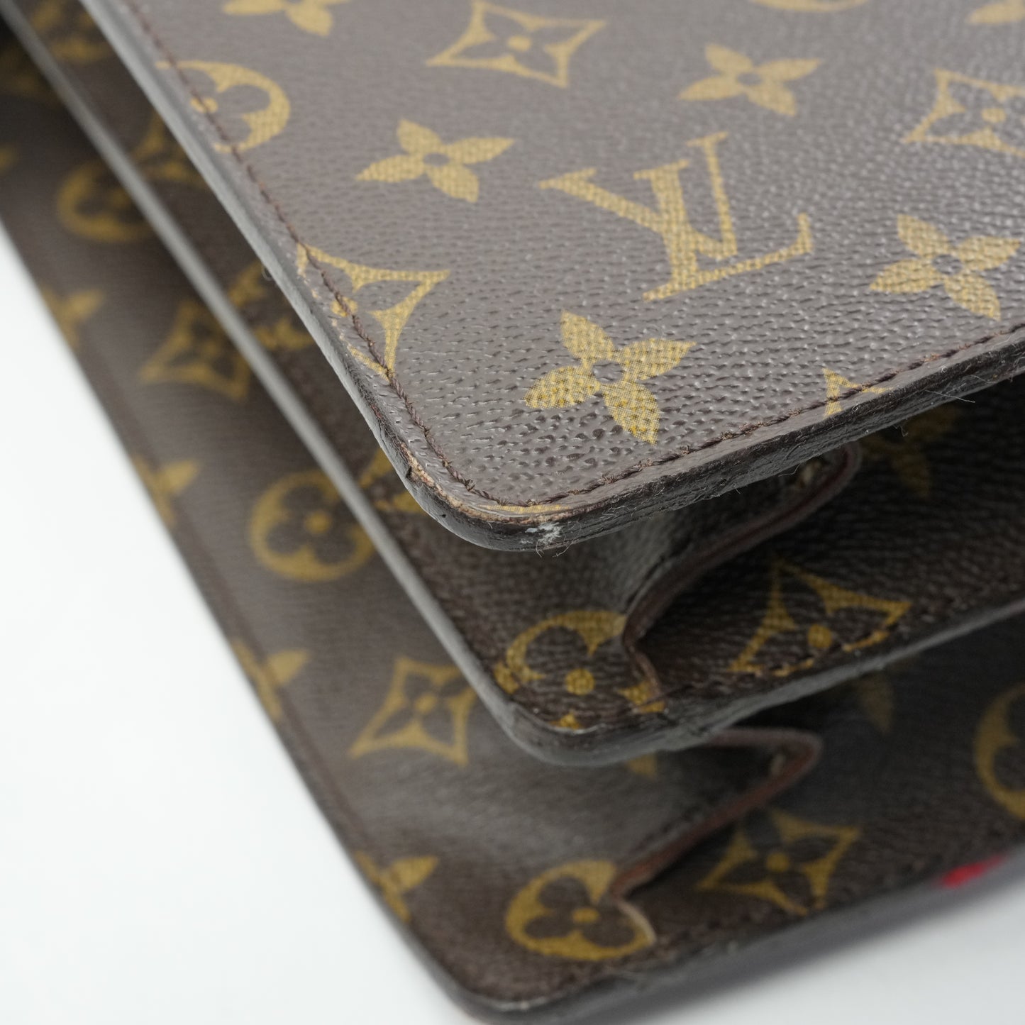 LOUIS VUITTON Monogram Serviette Fermoir Handbag M53305