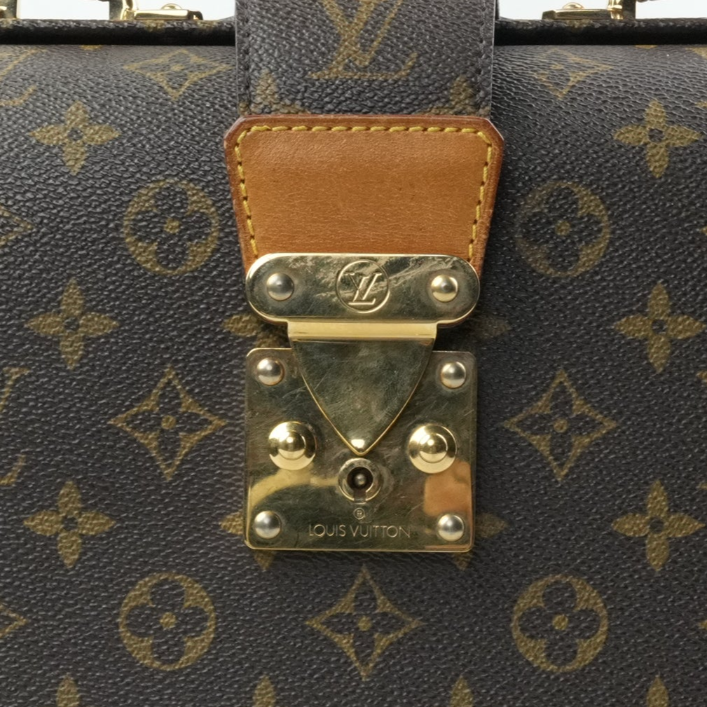 LOUIS VUITTON Monogram Serviette Fermoir Handbag M53305