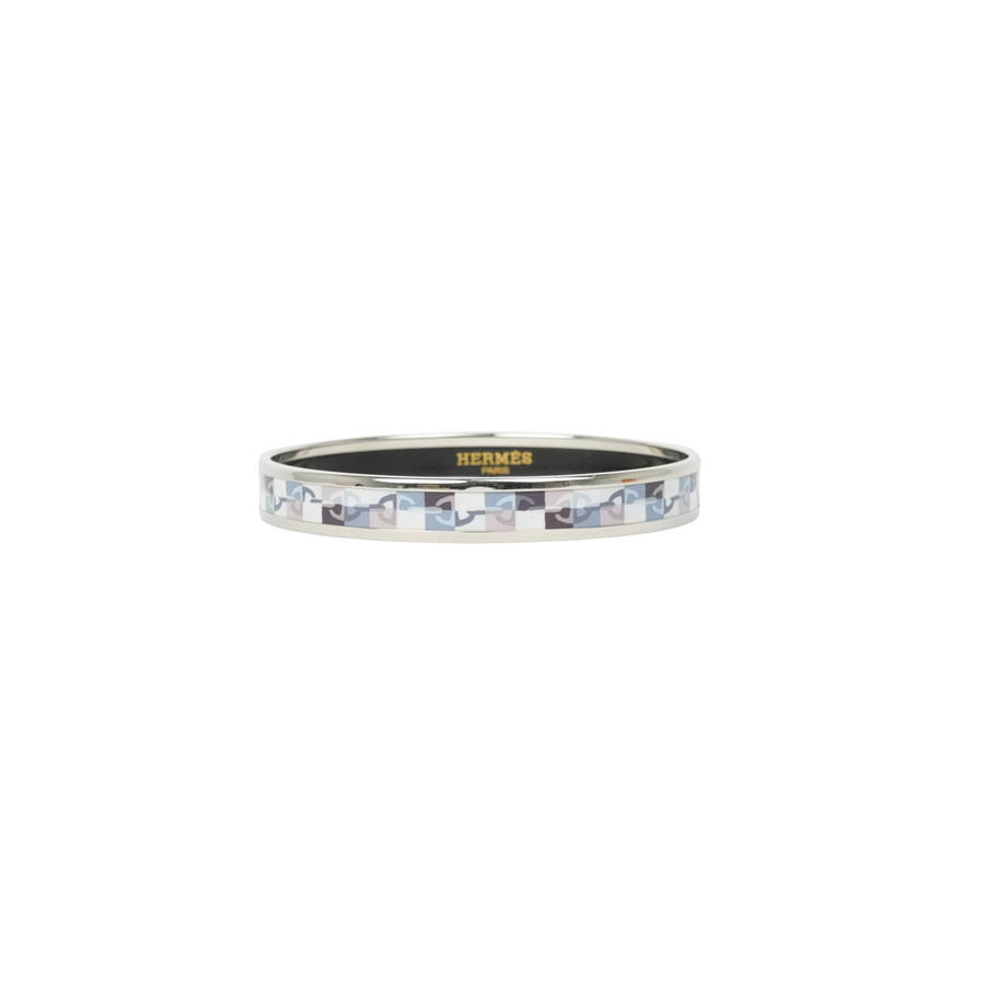 HERMES Cloisonné Enamel PM Bangle