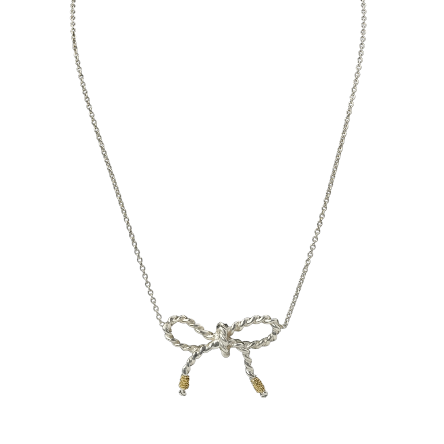 TIFFANY & CO. SV925 Ribbon Necklace