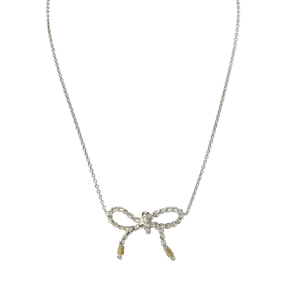 TIFFANY & CO. SV925 Ribbon Necklace