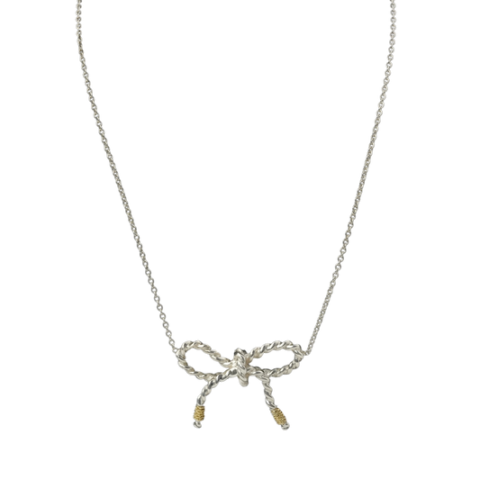 TIFFANY & CO. SV925 Ribbon Necklace