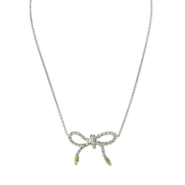 TIFFANY & CO. SV925 Ribbon Necklace