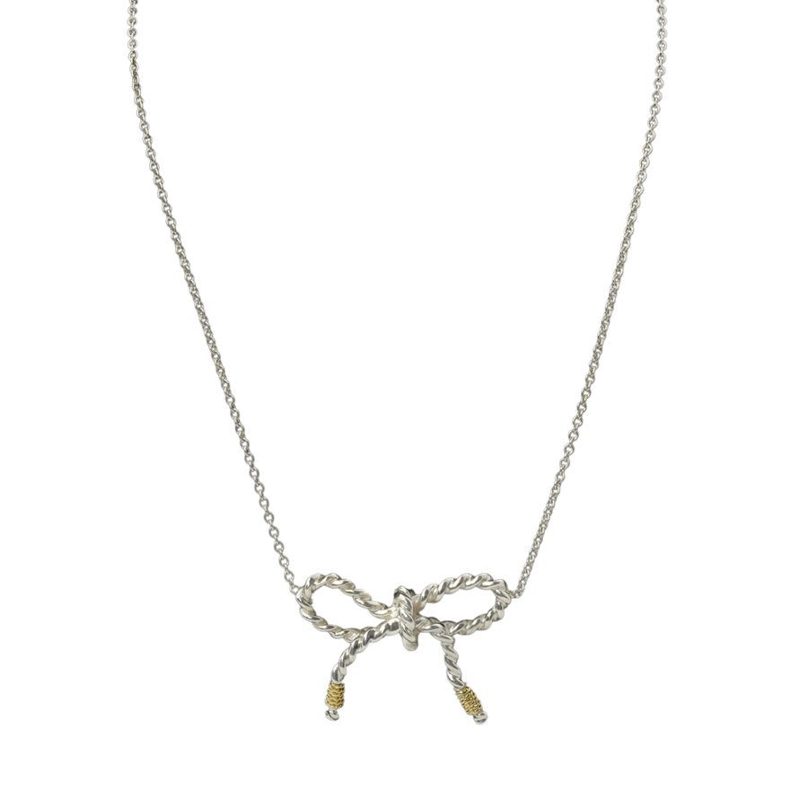 TIFFANY & CO. SV925 Ribbon Necklace