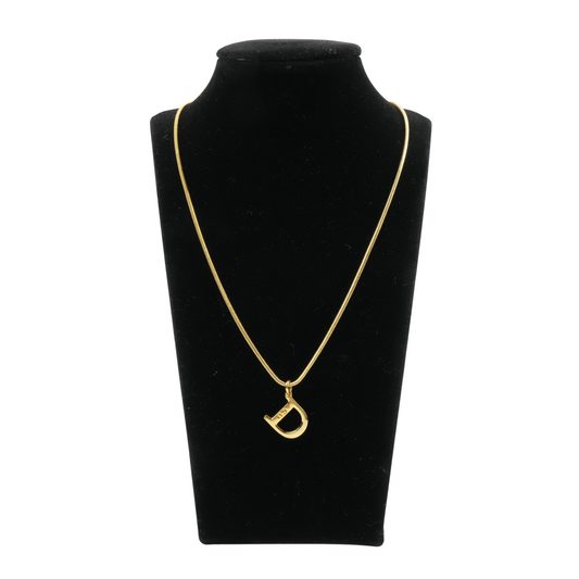 CHRISTIAN DIOR D-logo Necklace