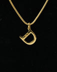 CHRISTIAN DIOR D-logo Necklace