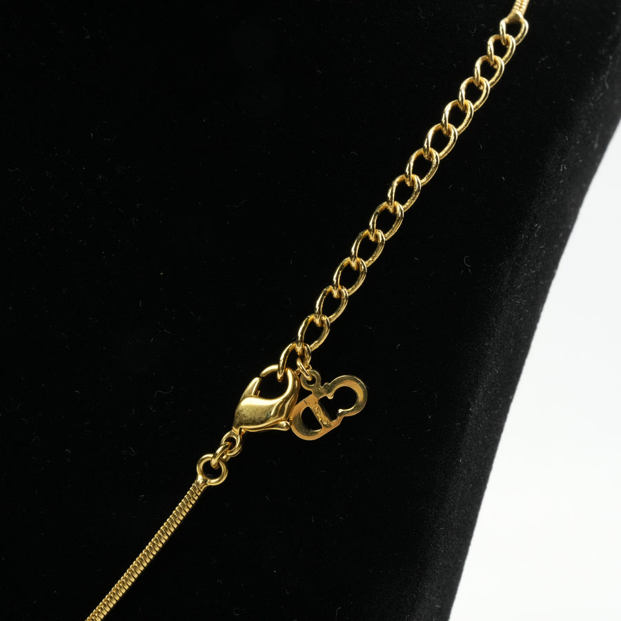 CHRISTIAN DIOR D-logo Necklace