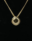 CHRISTIAN DIOR CD Logo Necklace