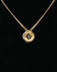 CHRISTIAN DIOR CD Logo Necklace