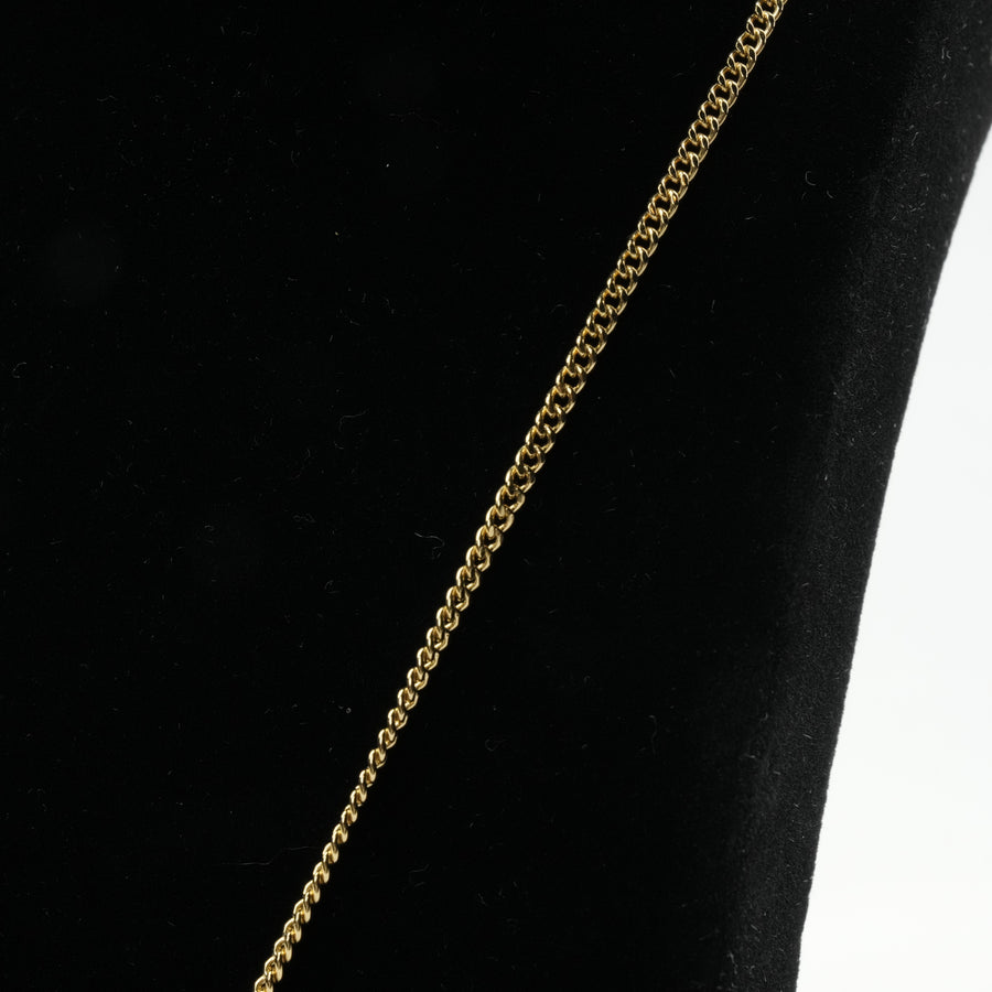 CHRISTIAN DIOR CD Logo Necklace