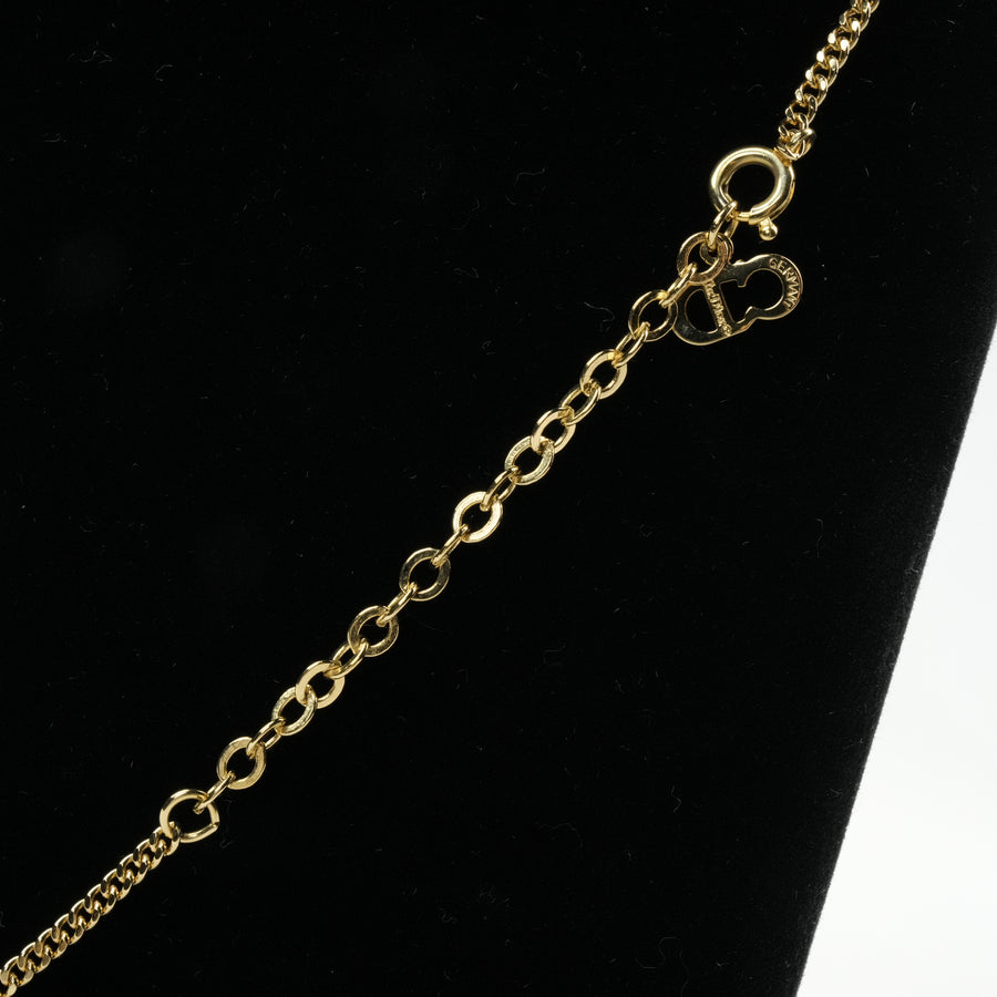 CHRISTIAN DIOR CD Logo Necklace