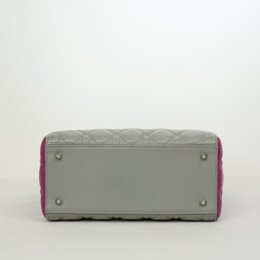 CHRISTIAN DIOR Lady Dior Medium Handbag/Shoulder Bag
