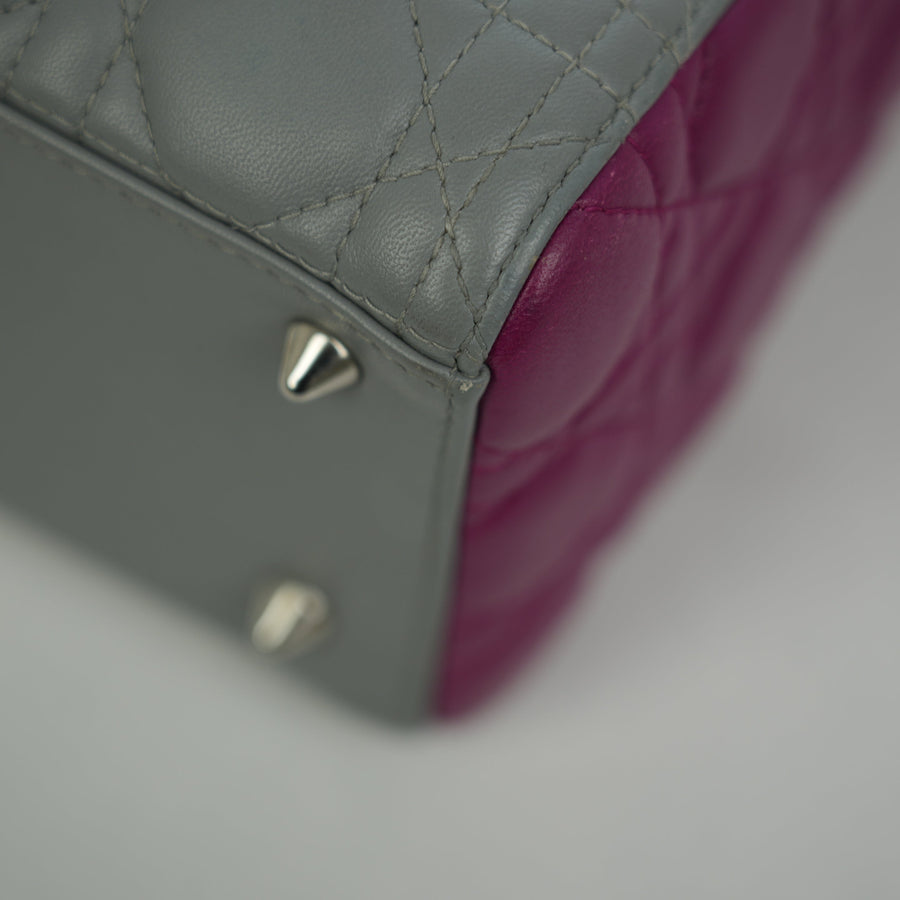 CHRISTIAN DIOR Lady Dior Medium Handbag/Shoulder Bag