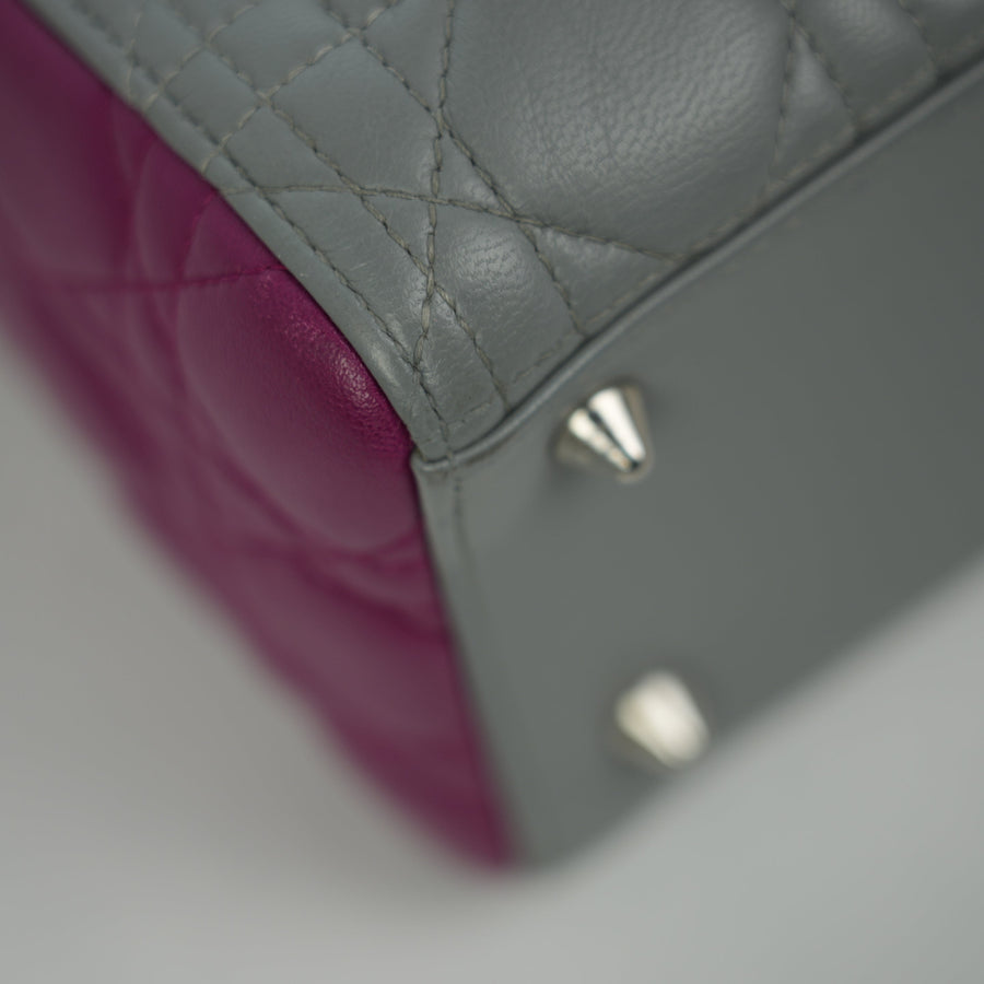 CHRISTIAN DIOR Lady Dior Medium Handbag/Shoulder Bag