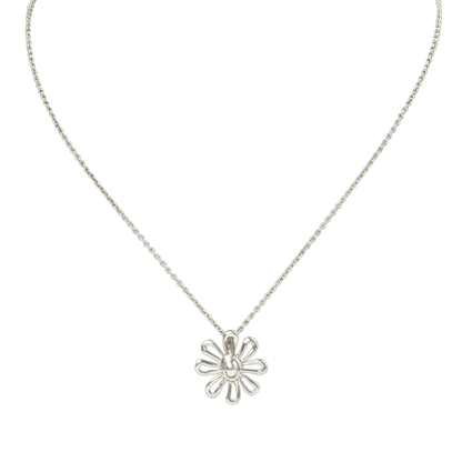 TIFFANY & CO. Flower Logo Necklace