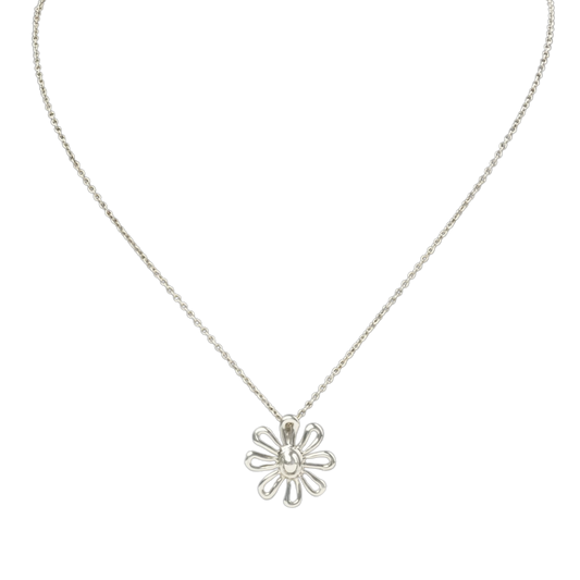 TIFFANY & CO. Flower Logo Necklace