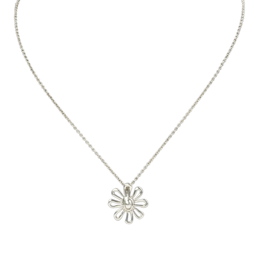 TIFFANY & CO. Flower Logo Necklace