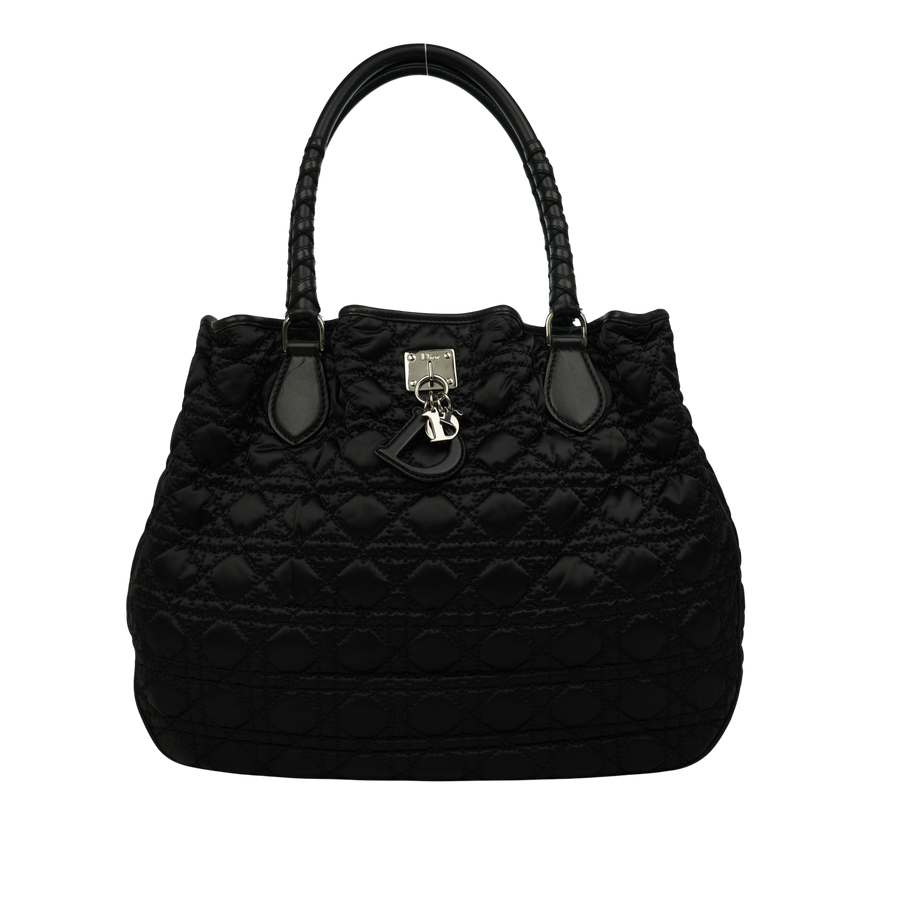 CHRISTIAN DIOR Logo Motif Tote Bag