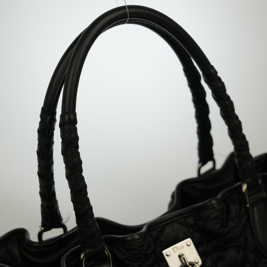 CHRISTIAN DIOR Logo Motif Tote Bag