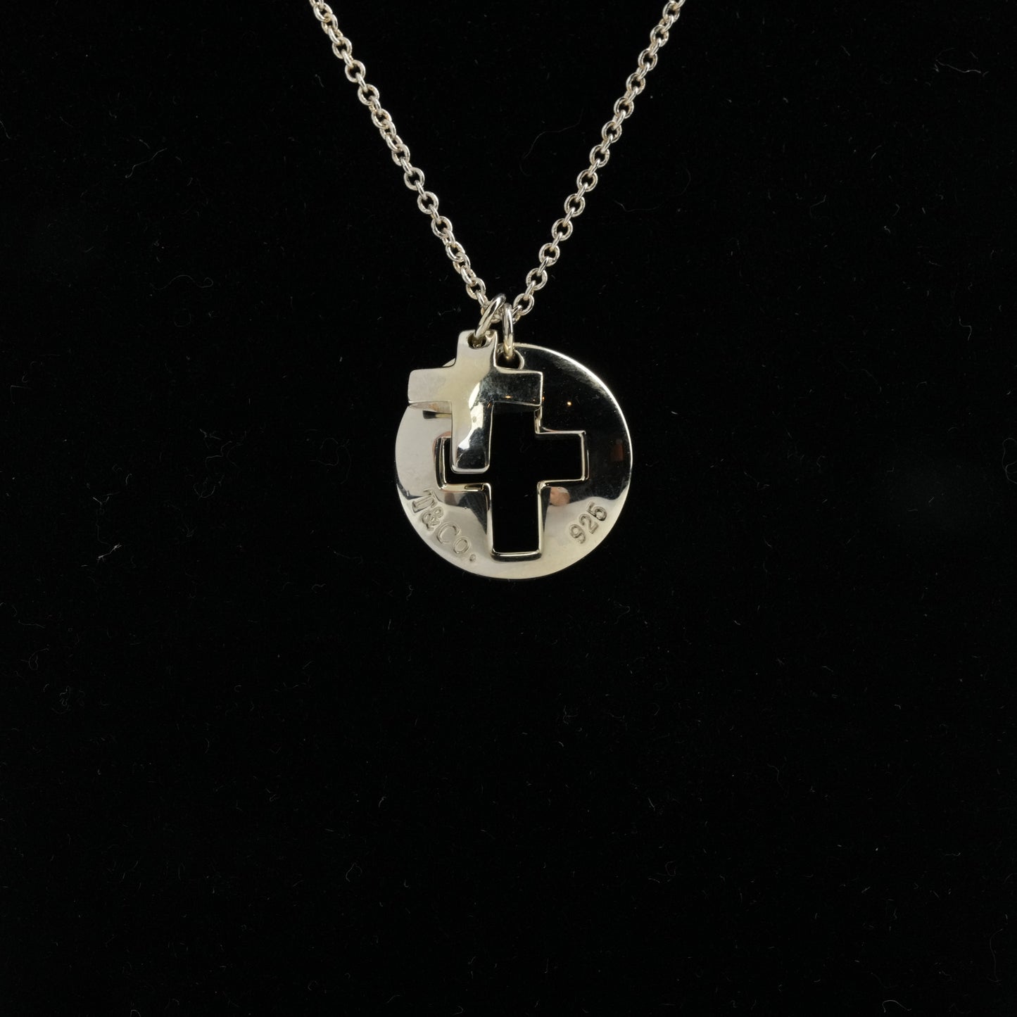 TIFFANY & CO. Cross Logo Necklace