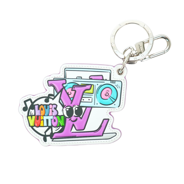 LOUIS VUITTON Porte-Cles Monogram Comics Keychain MP3456